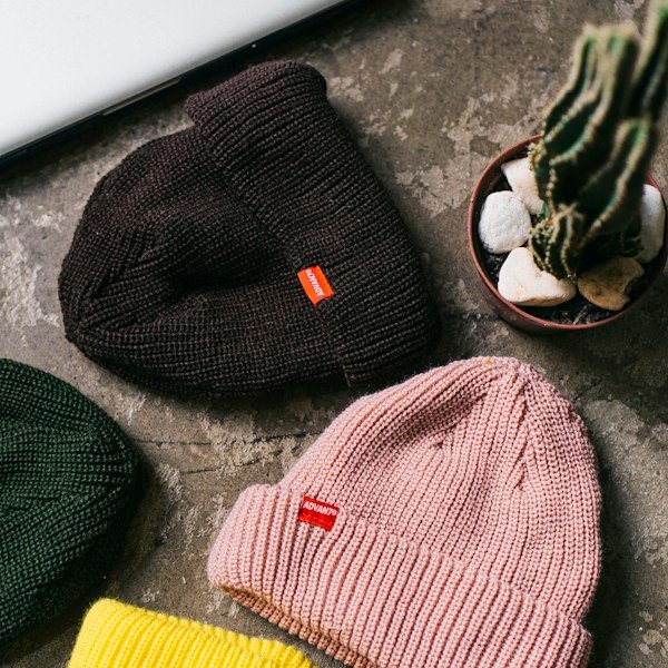 Merino Wool Beanie — Midnight Black